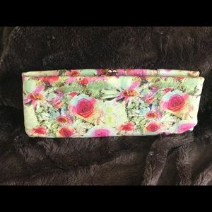 Flower themed large clutch